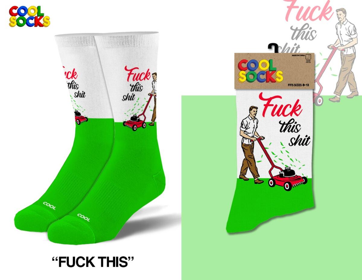 Fuck This Grass -  Socks