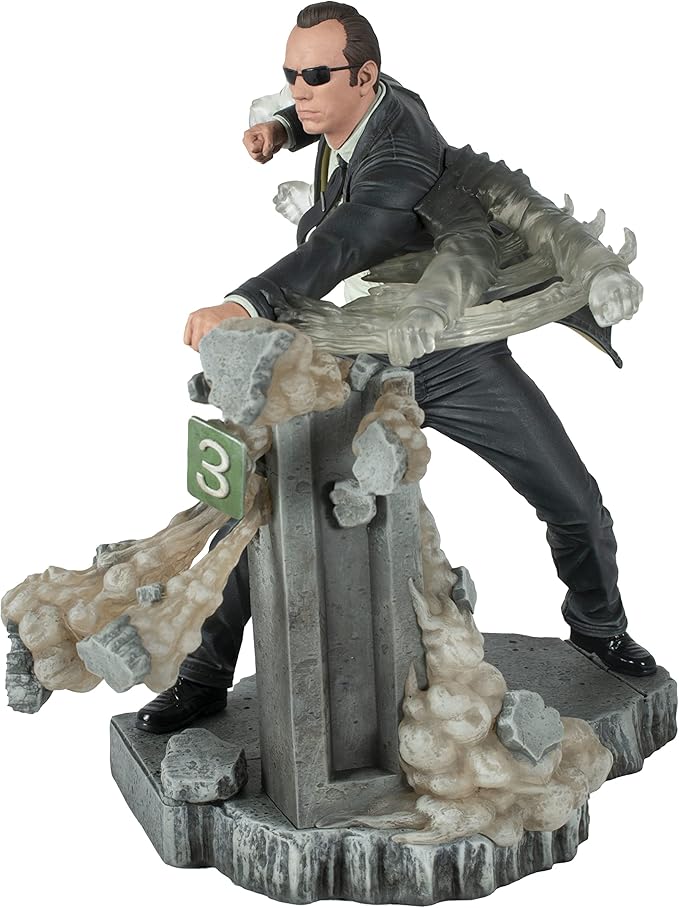 The Matrix Gallery Diorama Agent Smith 10-Inch PVC Statue