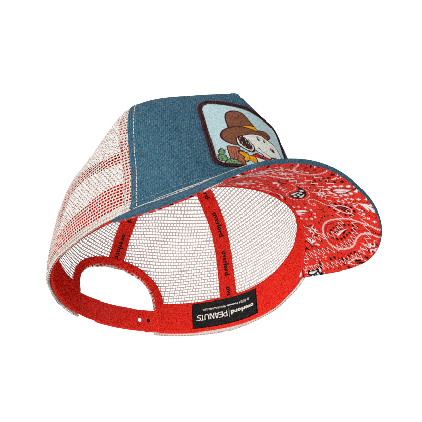 Peanuts: Cowboy Snoopy Denim Trucker Hat