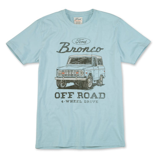 Ford Bronco Vintage Fade Brass Tacks Tshirt
