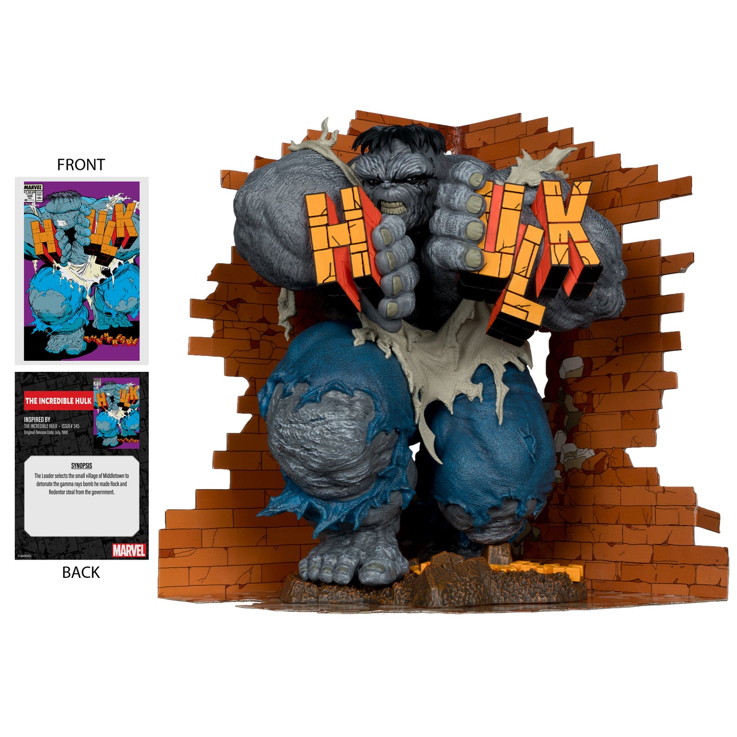 MCFARLANE MARVEL WV2 HULK #345 HULK 1/6 SCALE FIG