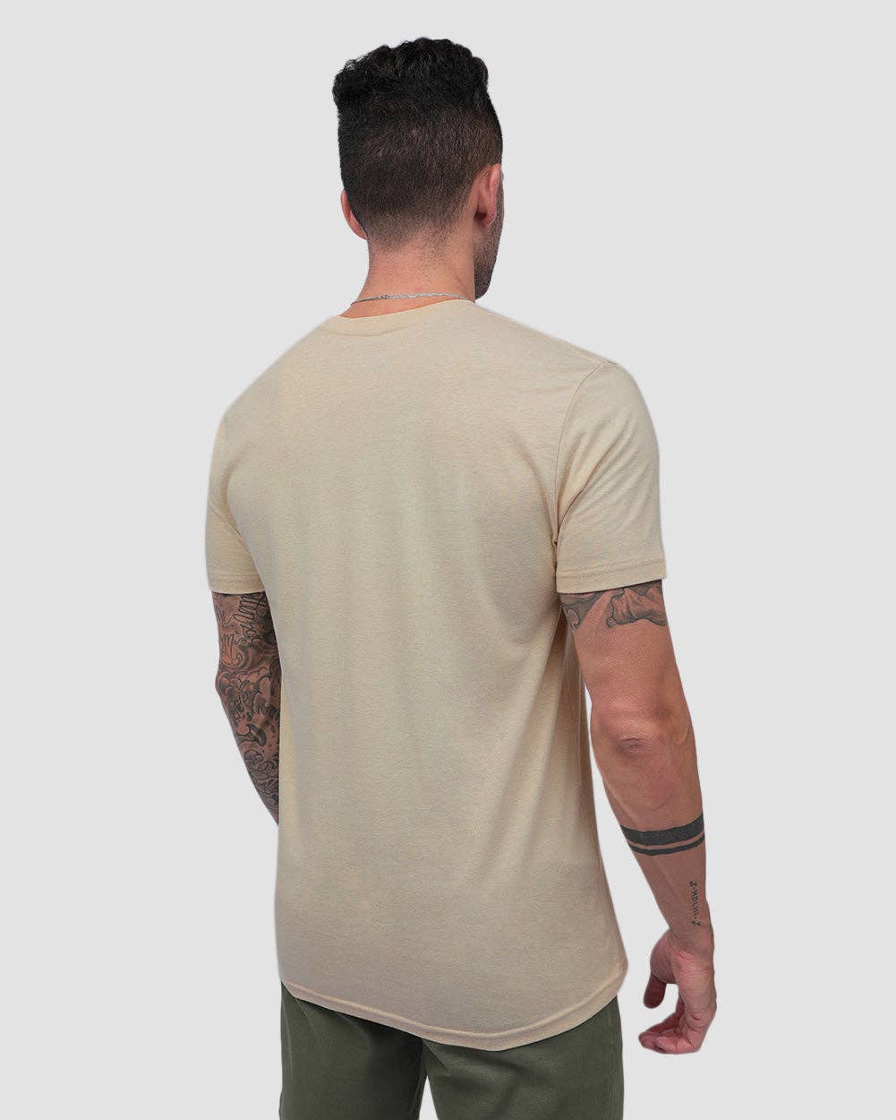 Men's Graphic Tee - Screenprinted T-Shirt (Tranquil Ascent)