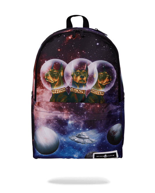 SPACE JUNK DOBERMANS ON THE MOON BACKPACK
