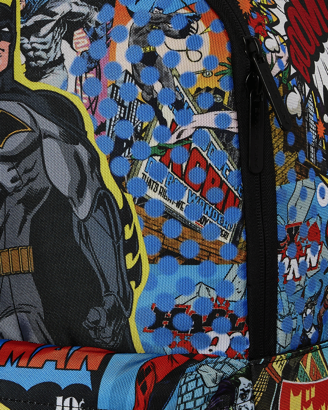 SPACE JUNK BATMAN COMIC BOOK COVERS BACKPACK