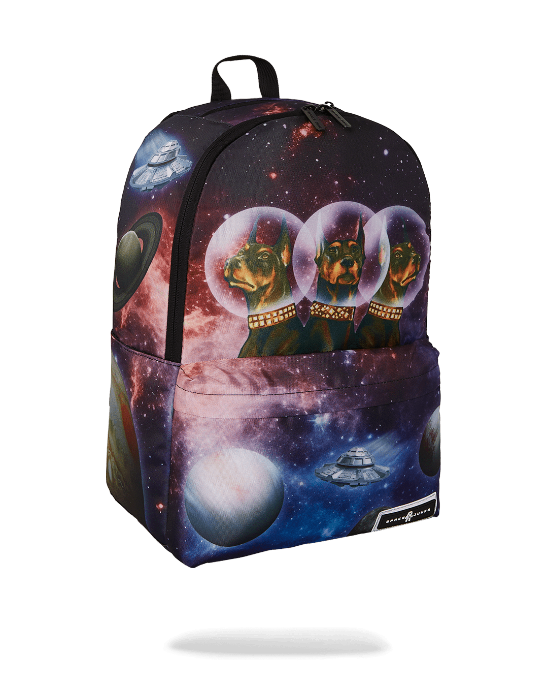 SPACE JUNK DOBERMANS ON THE MOON BACKPACK