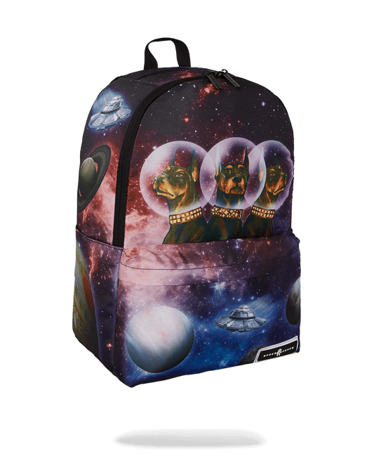 SPACE JUNK DOBERMANS ON THE MOON BACKPACK