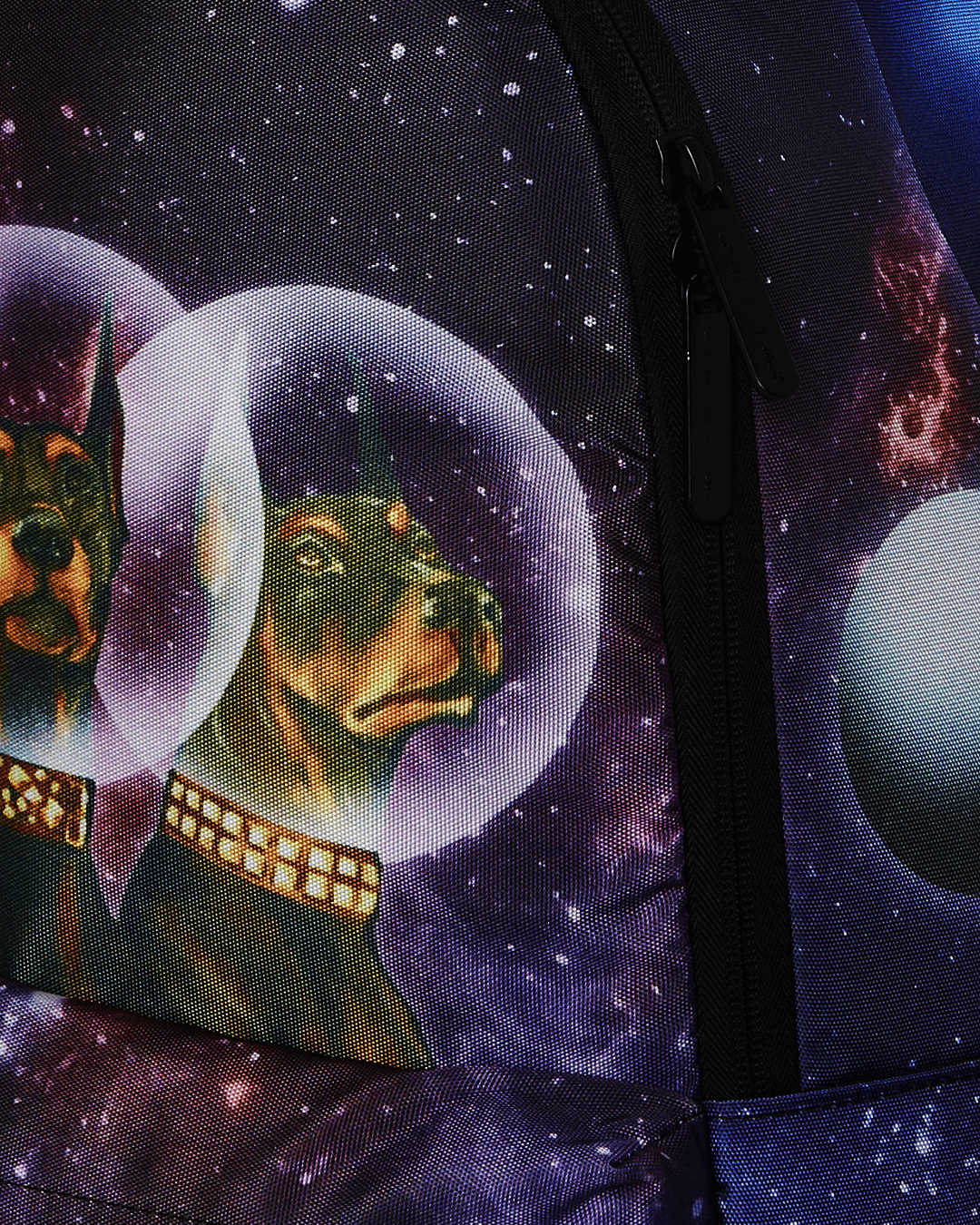 SPACE JUNK DOBERMANS ON THE MOON BACKPACK