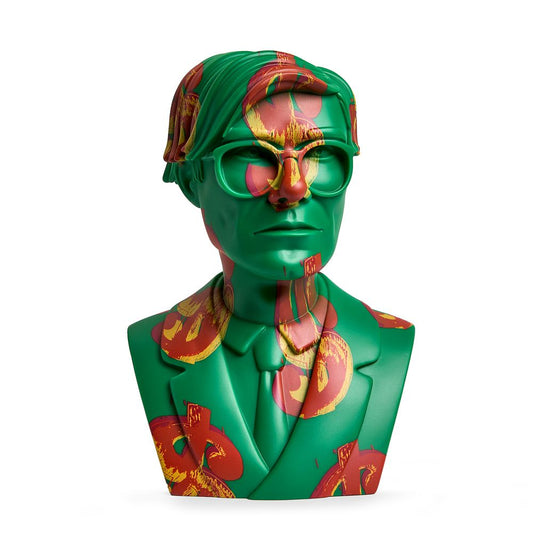 ANDY WARHOL 12 IN BUST - DOLLAR SIGN - Kidrobot