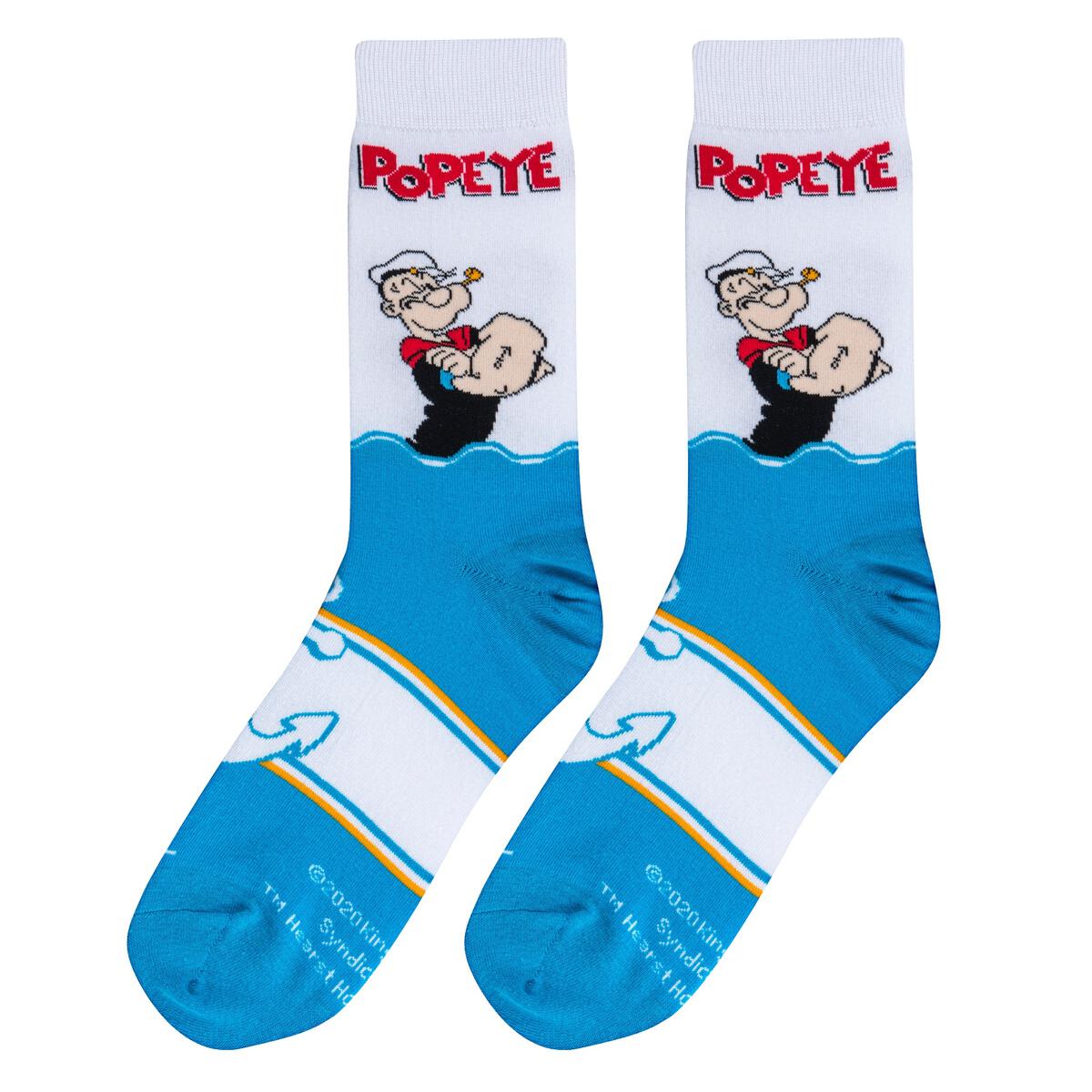 Popeye the Sailor Man - Mens Crew Folded