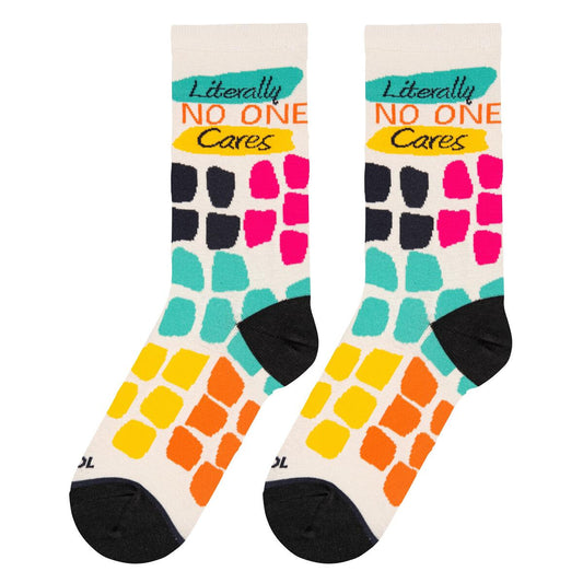 NO ONE CARES WOMEN Socks