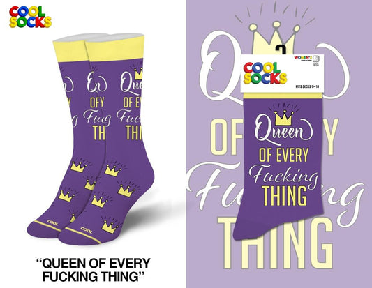 Queen Of Everything - Womens Crew Folded