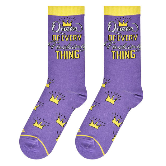 Queen Of Everything - Womens Crew Folded