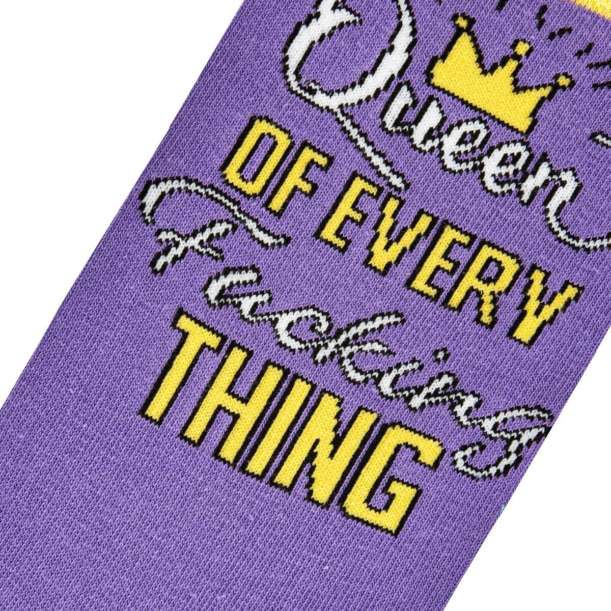 Queen Of Everything - Womens Crew Folded