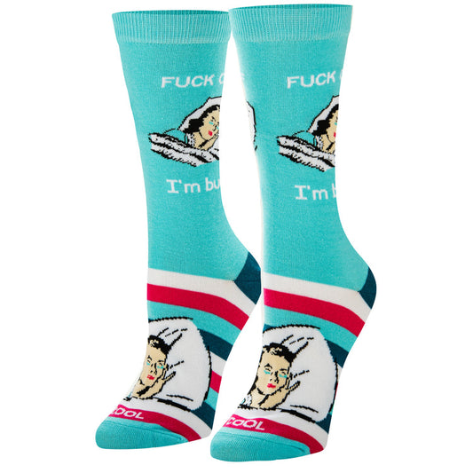 FUCK OFF IM BUSY WOMEN'S Socks