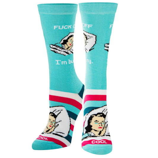 FUCK OFF IM BUSY WOMEN'S Socks