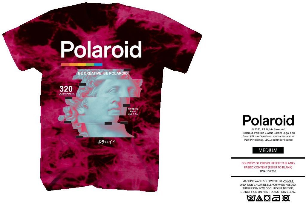 POLAROID RED T-shirt