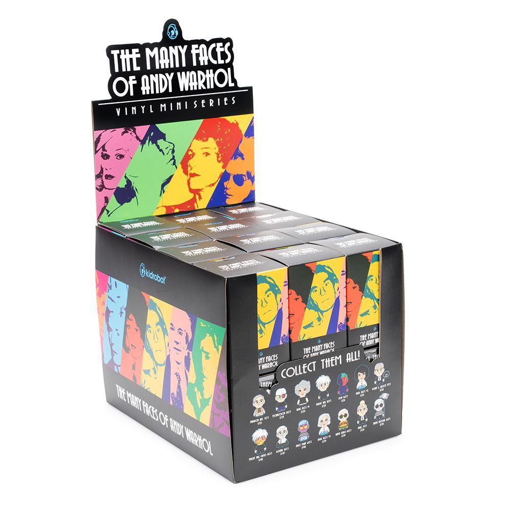 MANY FACES OF ANDY WARHOL VINYL FIGURES - Kidrobot