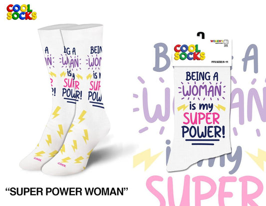 Super Power Woman -  Socks