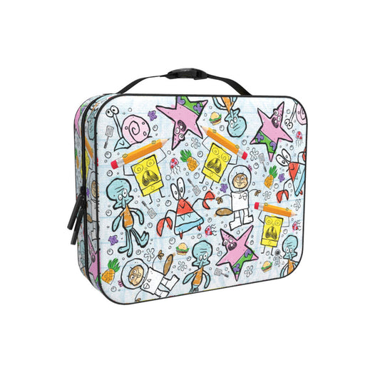 SPACE JUNK SPONGEBOB HANDRAWN CHARACTER LUNCH BOX