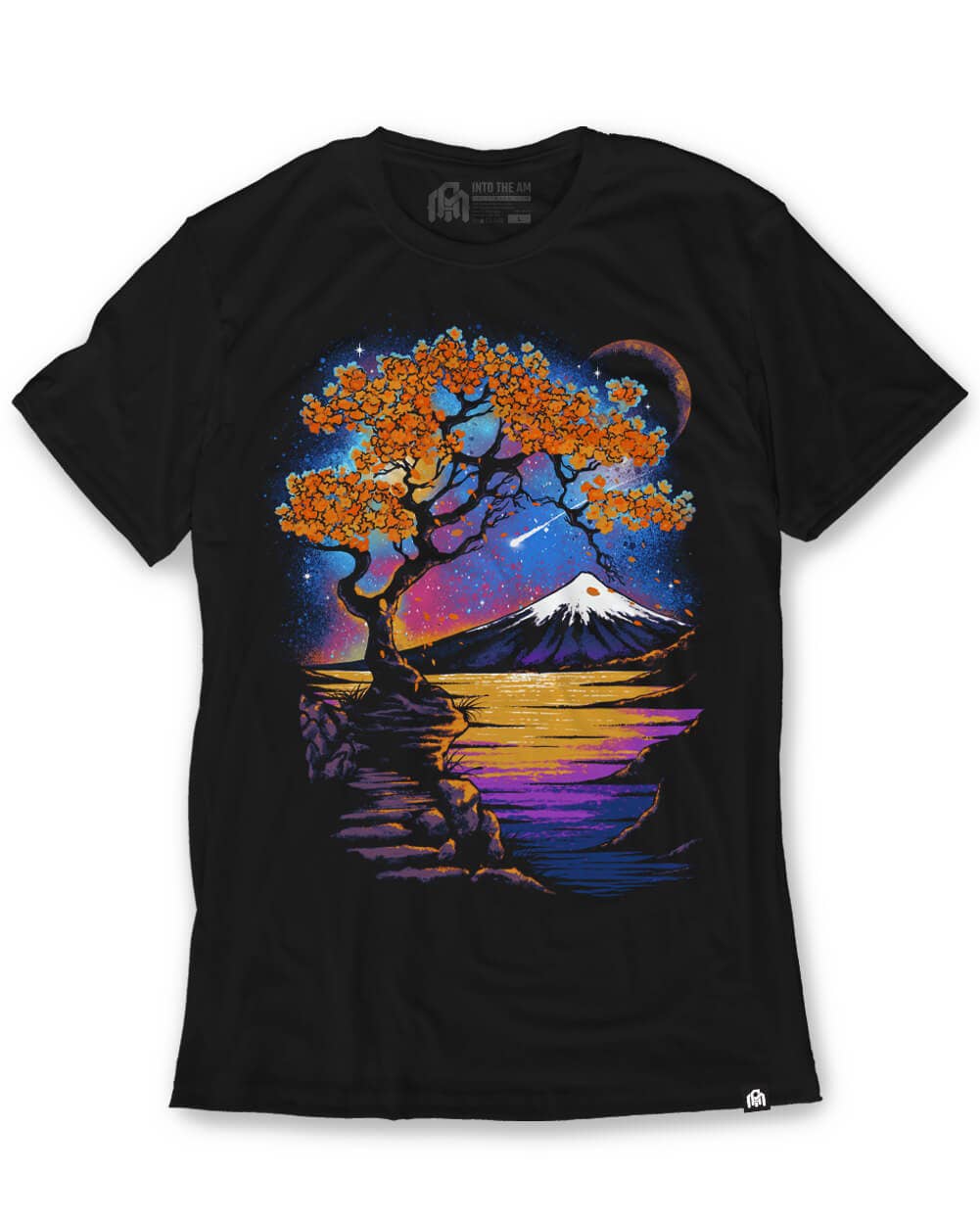 Men's Graphic Tee - Screenprinted T-Shirt (Starry Canopy)