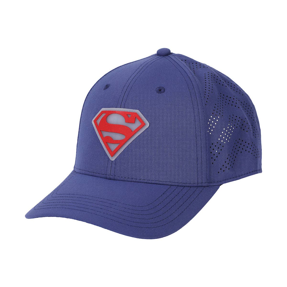 Superman Logo Blue Structured Baseball Cap