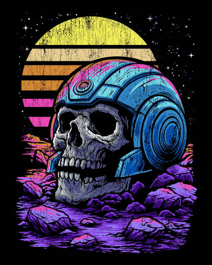 Men's Graphic Tee - Glow-in-the-Dark T-Shirt (Solar Decay)