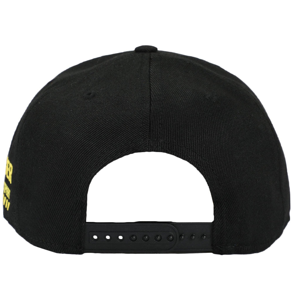 Jurassic Park Embroidered Snap Back Black Dad Hat for Men