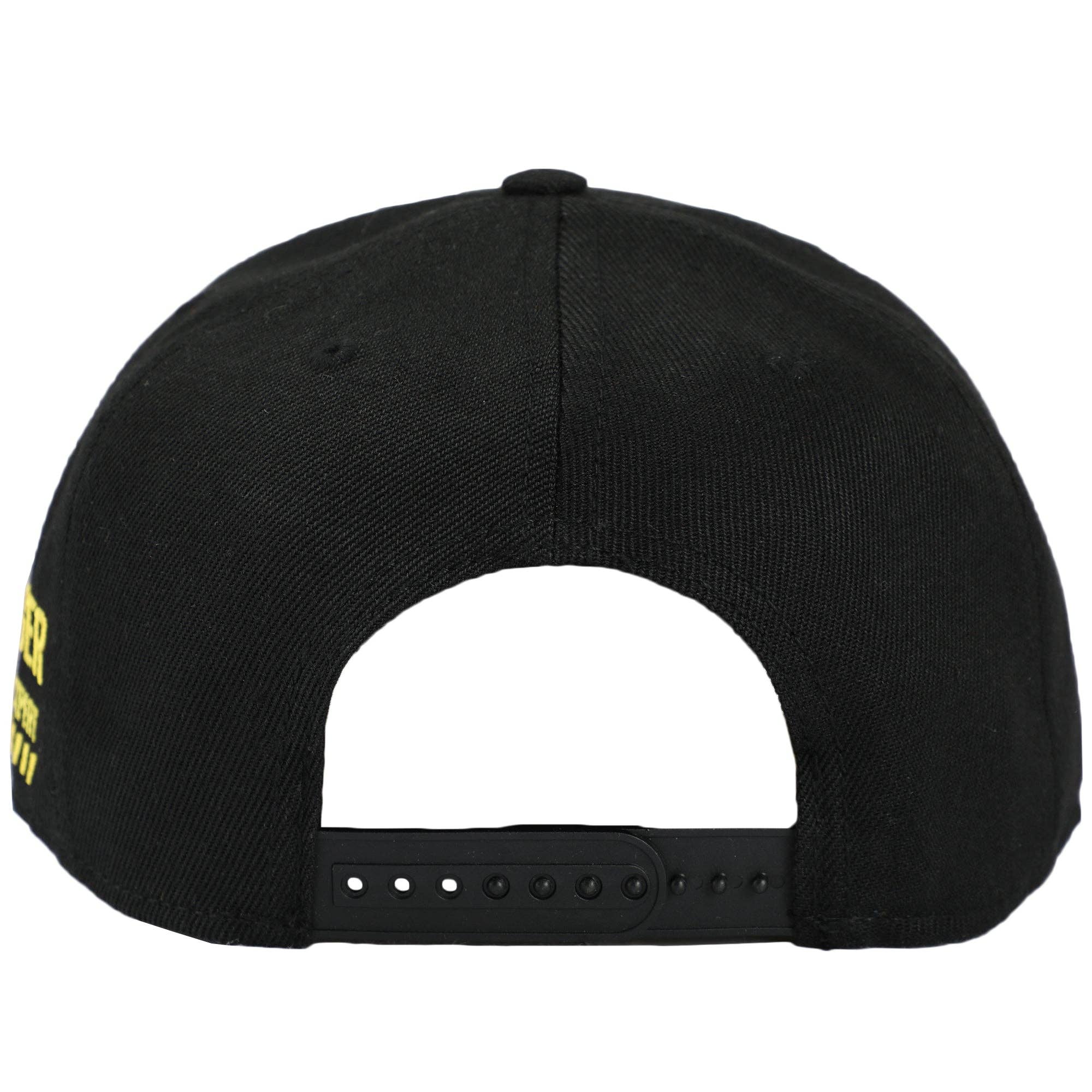 Jurassic Park Embroidered Snap Back Black Dad Hat for Men