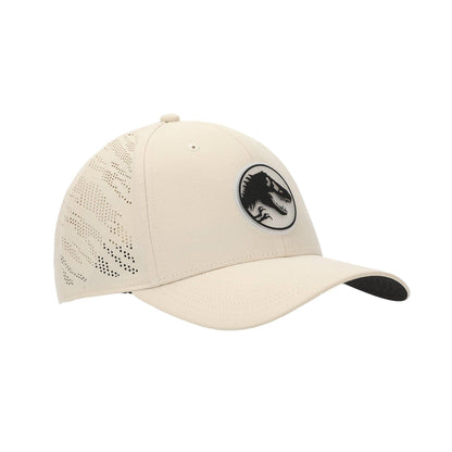 Jurassic Park T-Rex Silhouette Adult Tan Adjustable Perofmance Running Workout Hat