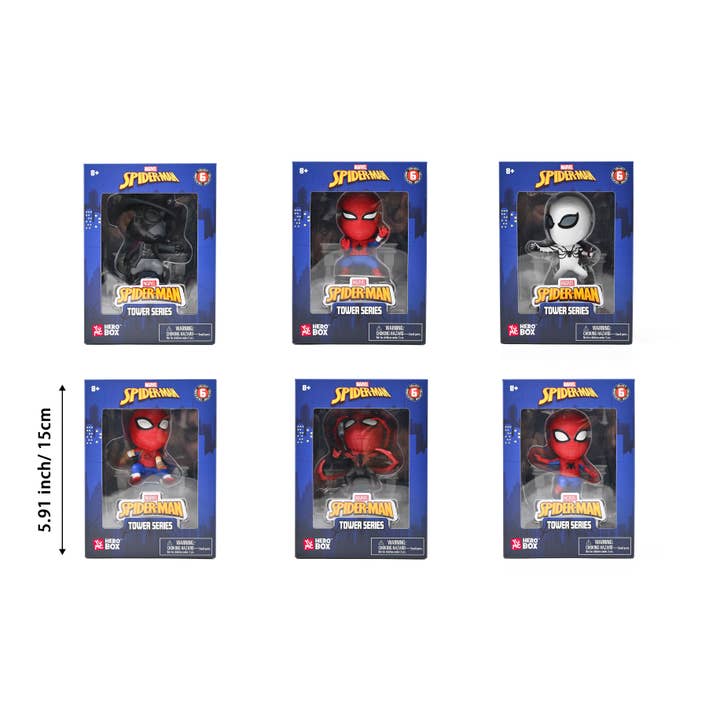 Marvel Spider-Man Tower Series Hero Box - Window Box Cdu