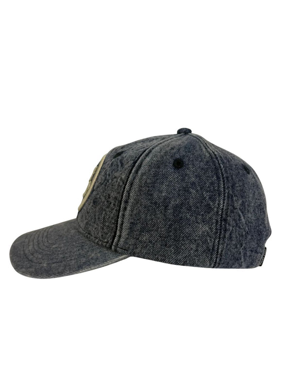 Happy Caps Dad Hat - Washed Denim