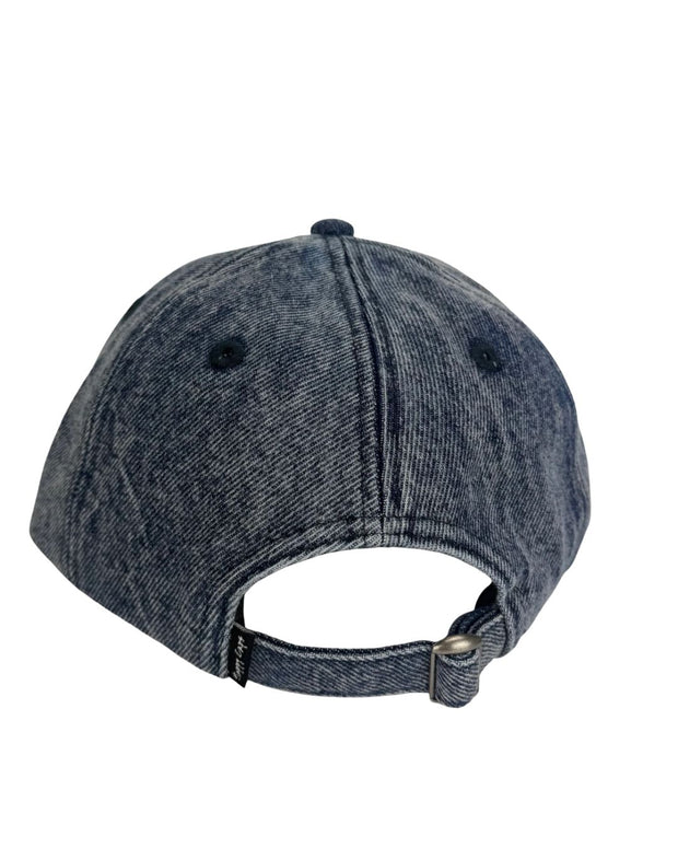 Happy Caps Dad Hat - Washed Denim