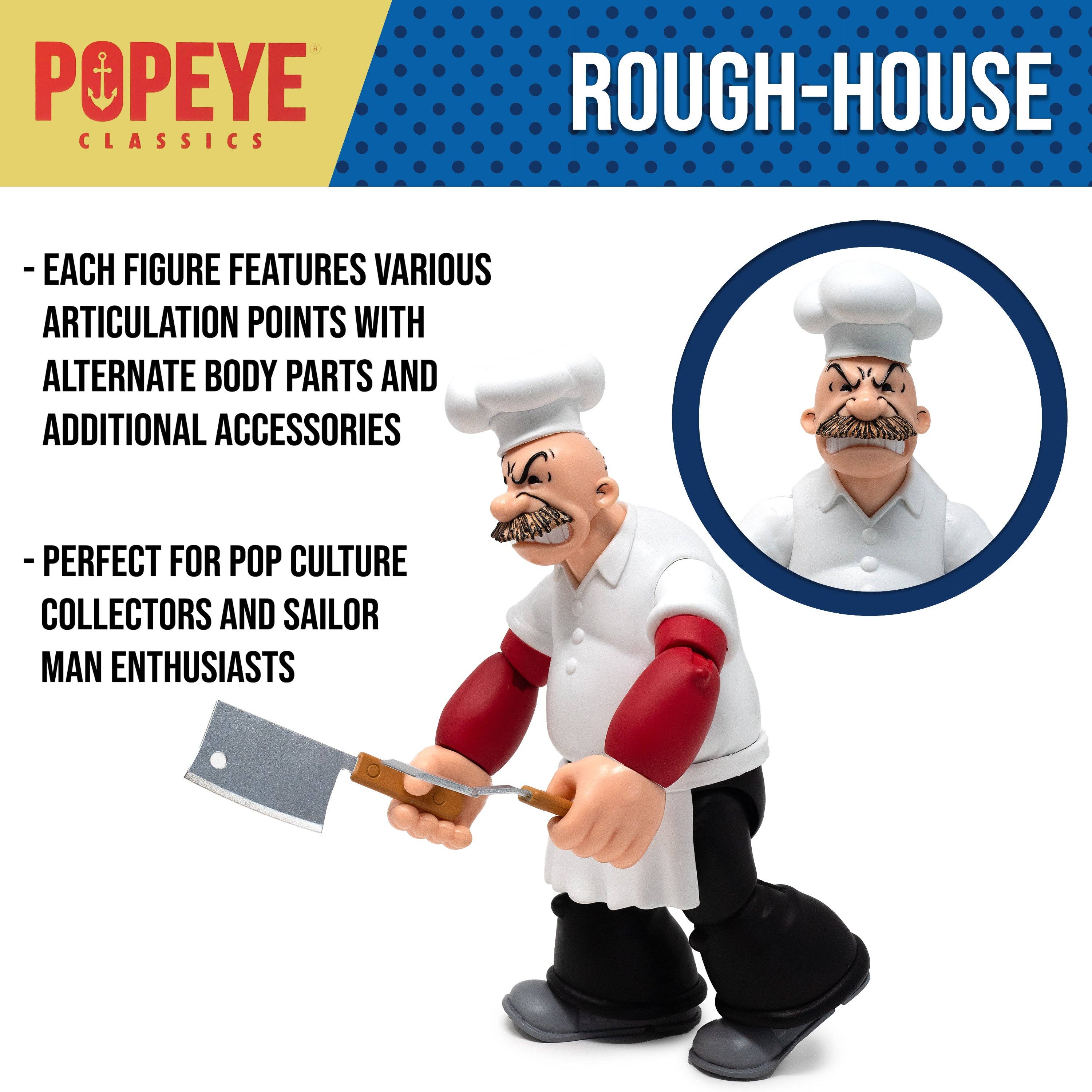 Popeye Classics Action Figure: Rough-House
