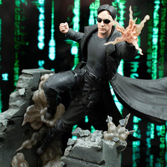 The Matrix Gallery Diorama Neo Deluxe 10-Inch PVC Statue