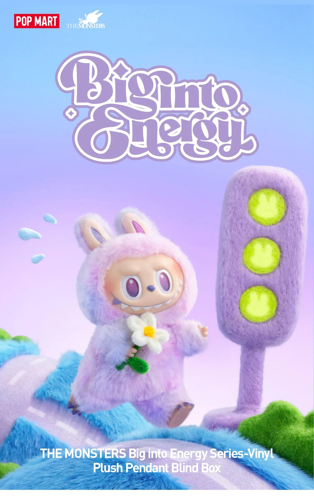 Labubu Genuine Big into Energy Series-Vinyl Plush