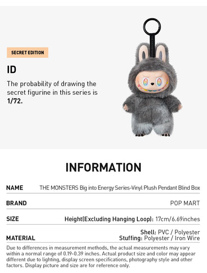 Labubu Genuine Big into Energy Series-Vinyl Plush
