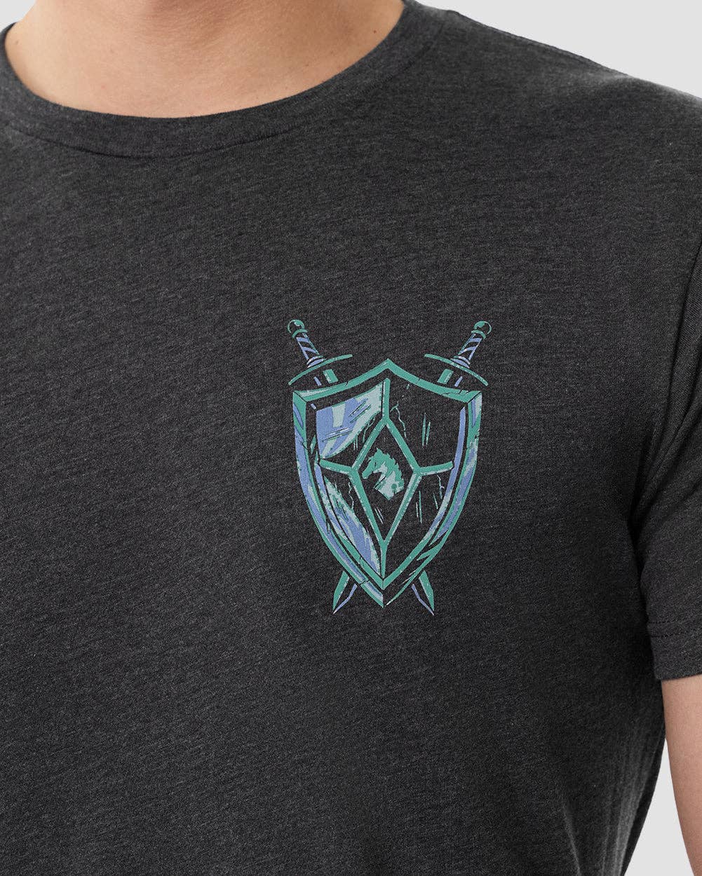 Men's Graphic Tee - Screenprinted T-Shirt (Inferno Blade)