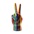 Jumbo Xxl Graffiti Peace Sign Tabletop - 11" Tall