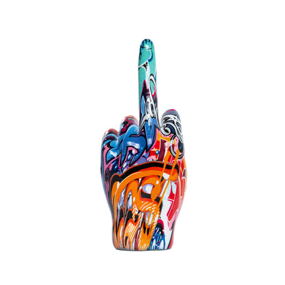 Street Art Middle Finger Tabletop - 8.5" tall