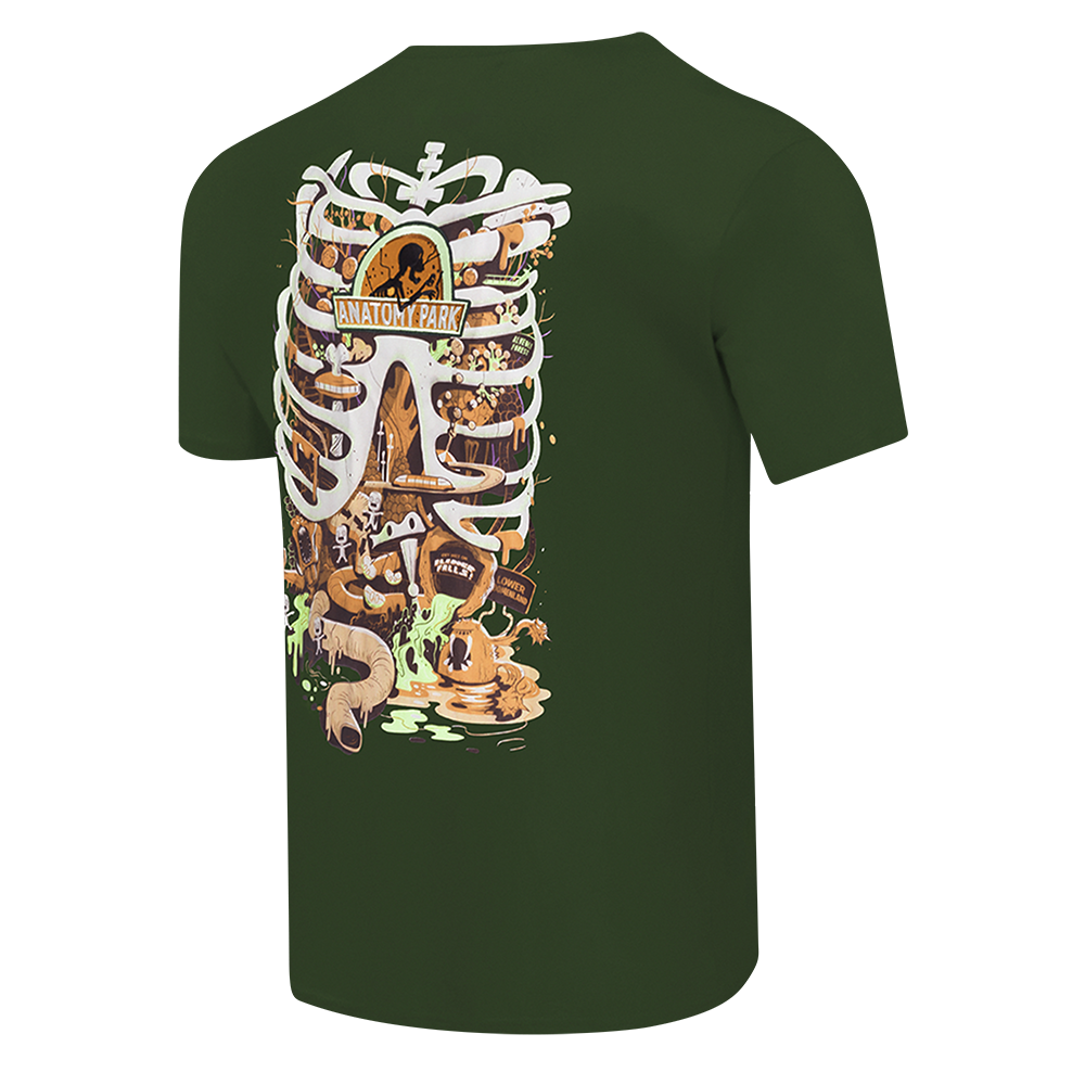 Rick And Morty Freeze Max Anatomy Park T-Shirt - Olive