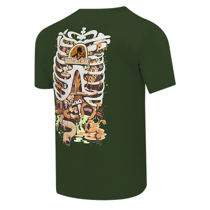 Rick And Morty Freeze Max Anatomy Park T-Shirt - Olive