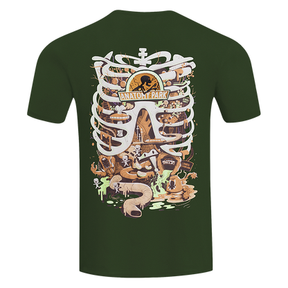 Rick And Morty Freeze Max Anatomy Park T-Shirt - Olive