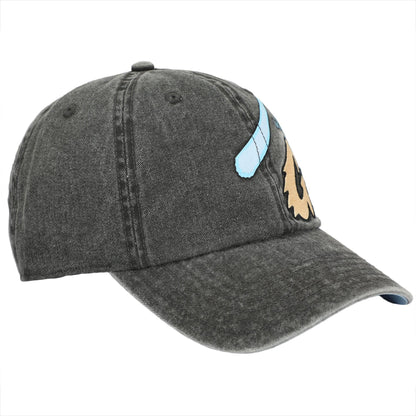 Godzilla Embroidered Pigment Dyed Adjustable Dad Hat