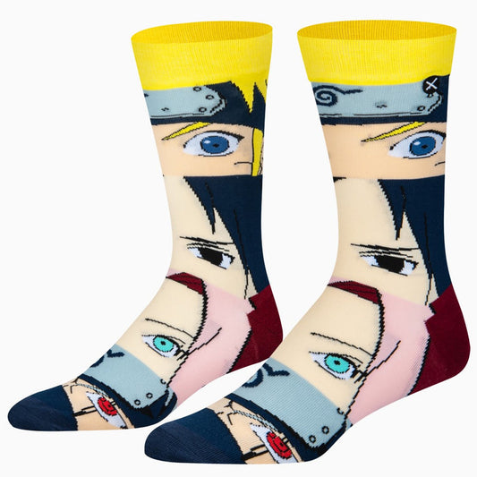 Naruto Faces Mash Up Socks