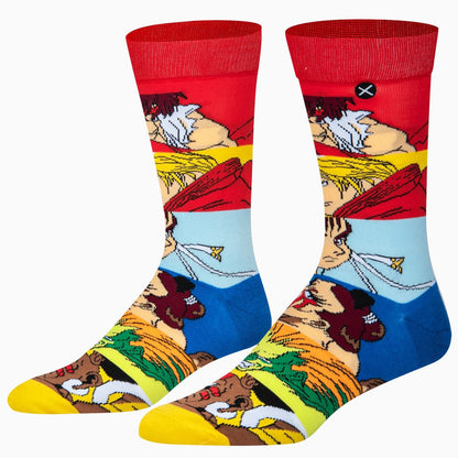 Street Fighter Mash Up Socks