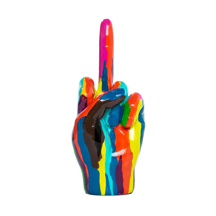 Graffiti Middle Finger Tabletop - 8.5" Tall