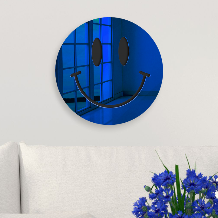 Happy Face | Acrylic Art | Mirrored Wall Decor