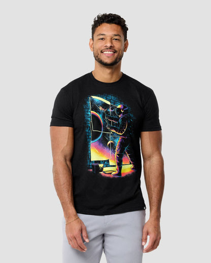 Men's Graphic Tee - Screenprinted T-Shirt (Stellar Streets)