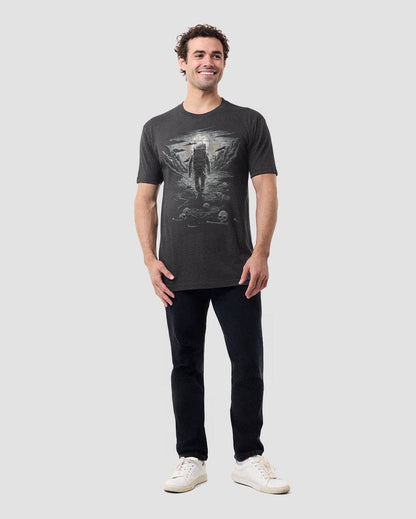 Men's Graphic Tee - Screenprinted T-Shirt (Lost Remains)