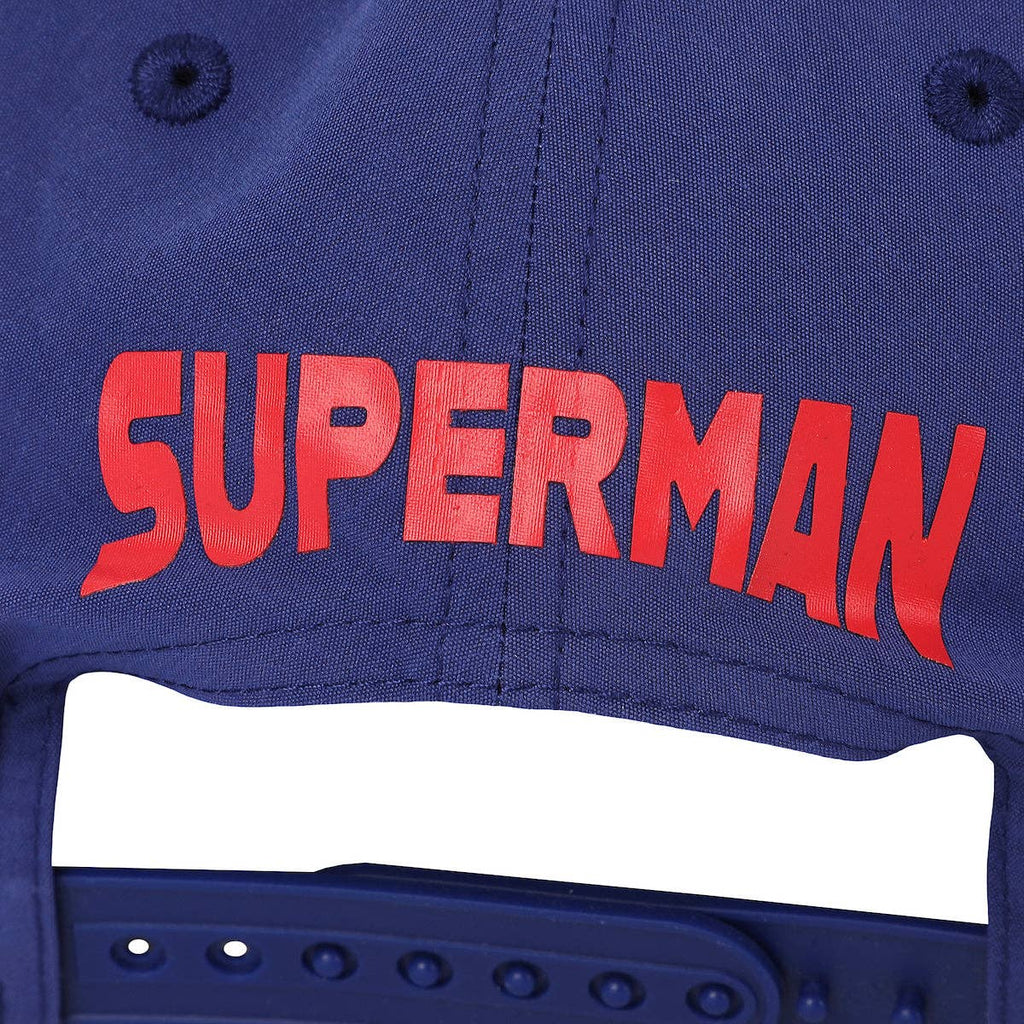 Superman Logo Blue Structured Baseball Cap